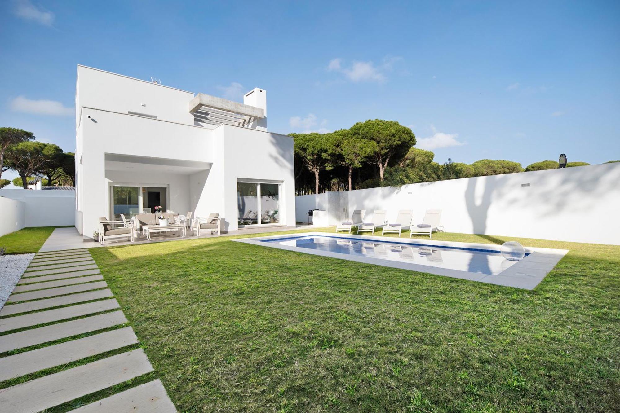 Villa Moderna En Chiclana Chiclana de la Frontera Kültér fotó